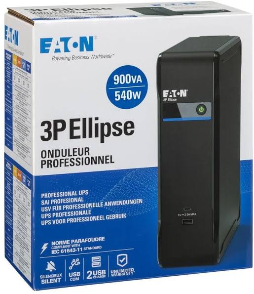 Onduleur Off-line Eaton 3P Ellipse 3P900UF – 540 W / 900 VA